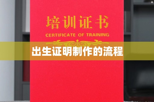 醴陵出生证明制作的流程