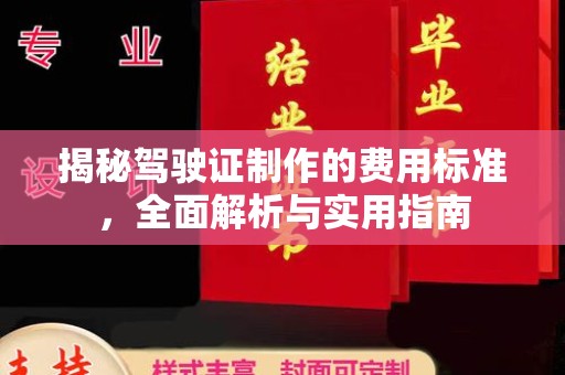 醴陵揭秘驾驶证制作的费用标准，全面解析与实用指南